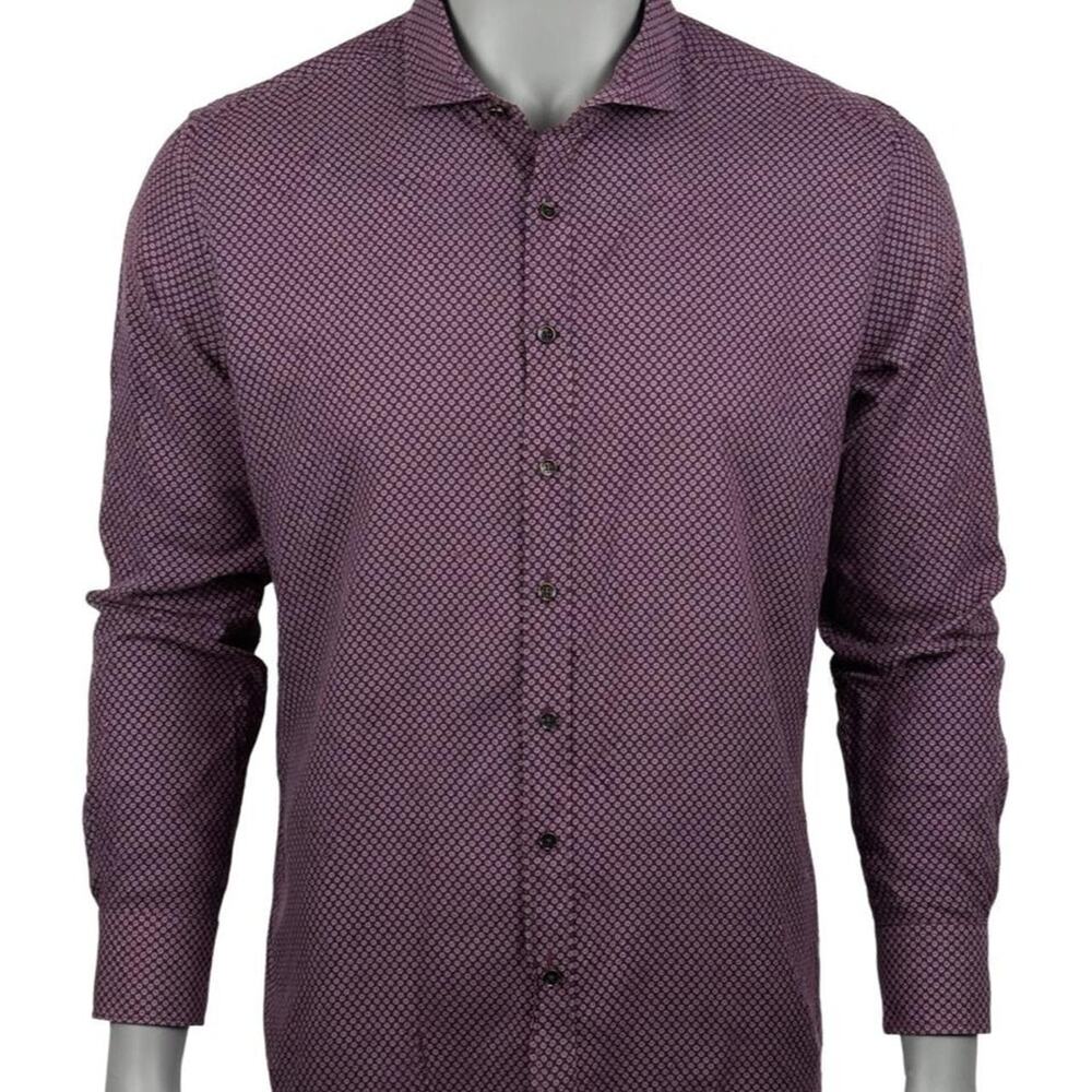Rodd & Gunn Purple & White Checkered Button Up Shirt Size XL